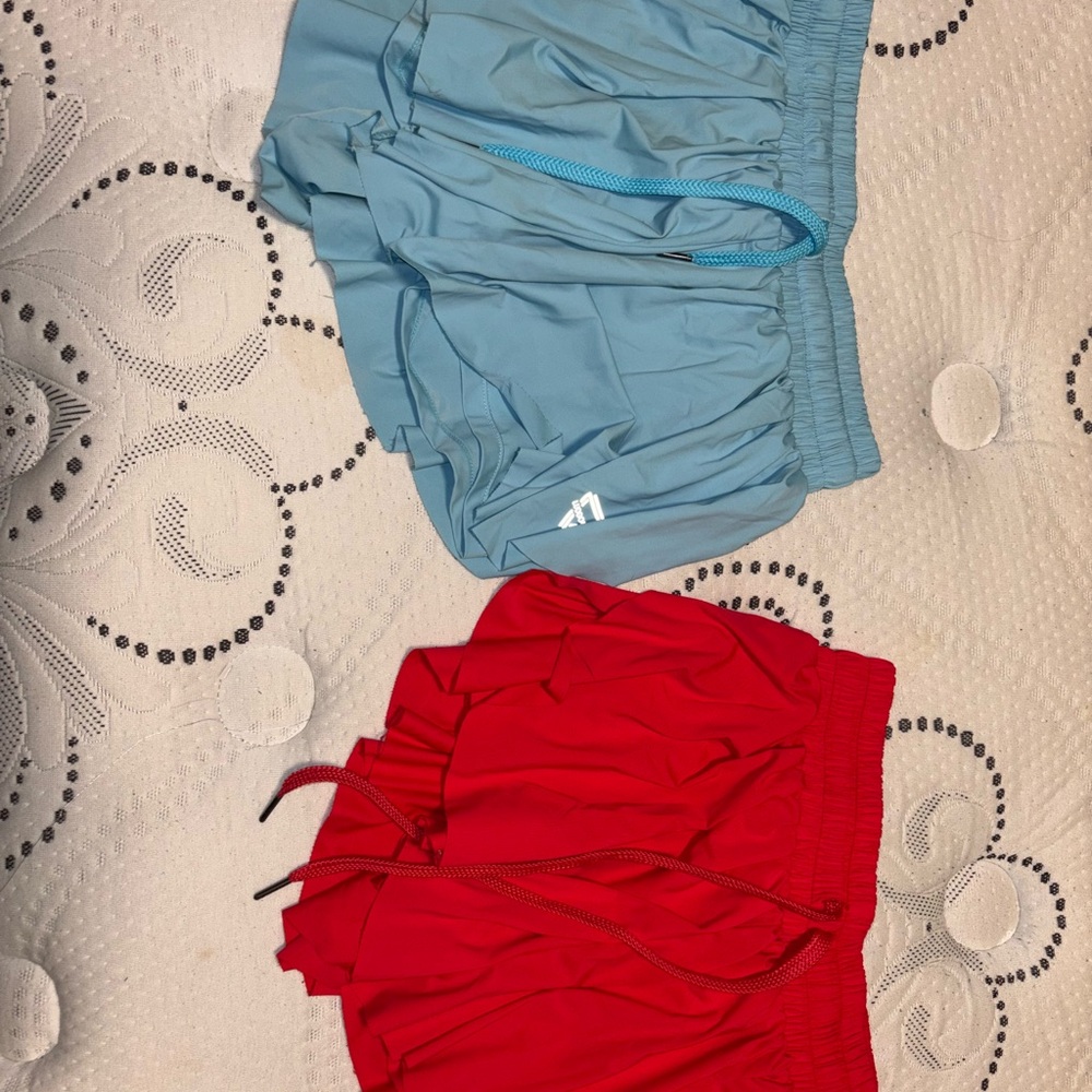 Kids' Red and Blue Shorts